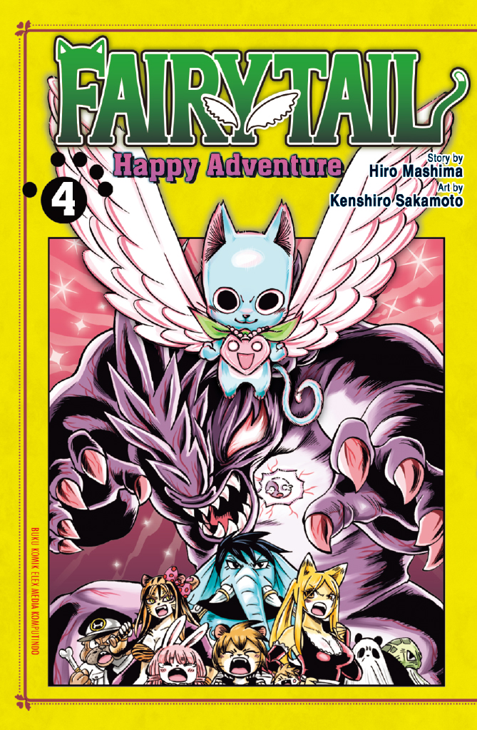 Gambar cover buku Fairy Tail Happy Adventure 4 dari penulis Hiro Mashima