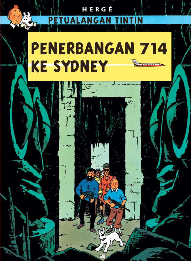 Gambar cover buku Petualangan Tintin: Penerbangan 714 Ke Sydney dari penulis Herge