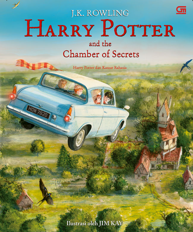 Gambar cover buku Harry Potter and The Chamber of Secrets (Harry Potter dan Kamar Rahasia) - Edisi Ilustrasi dari penulis J.k. Rowling