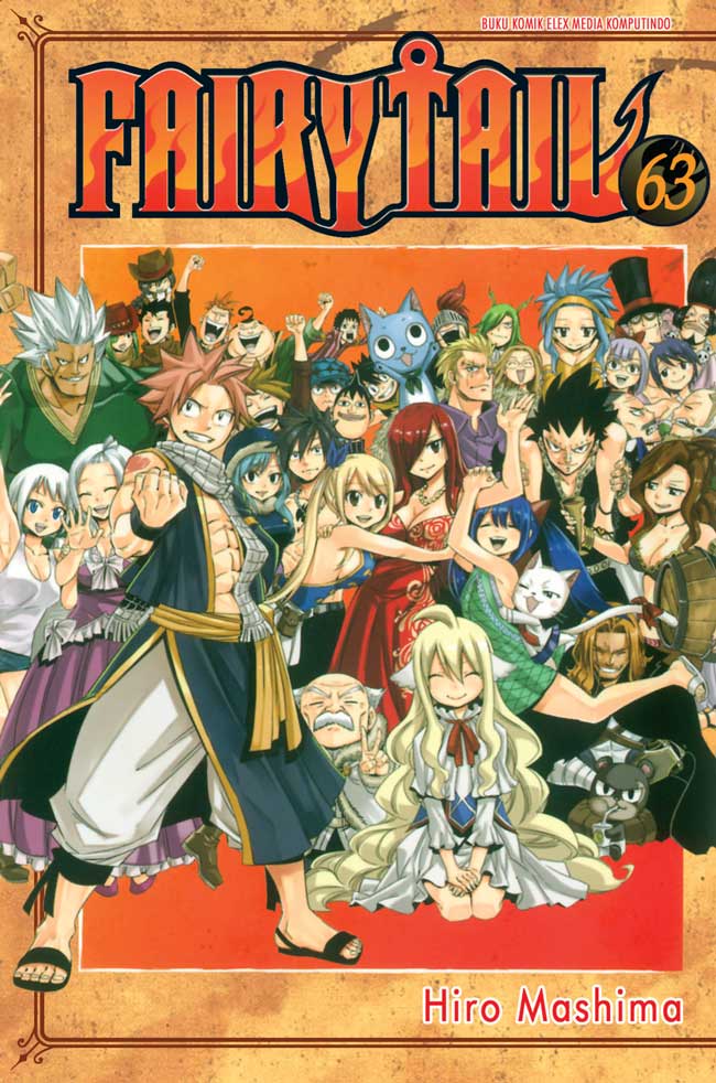 Gambar cover buku Fairy Tail 63 dari penulis Hiro Mashima