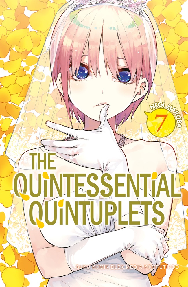 Gambar cover buku The Quintessential Quintuplets Volume 7 dari penulis Negi Haruba