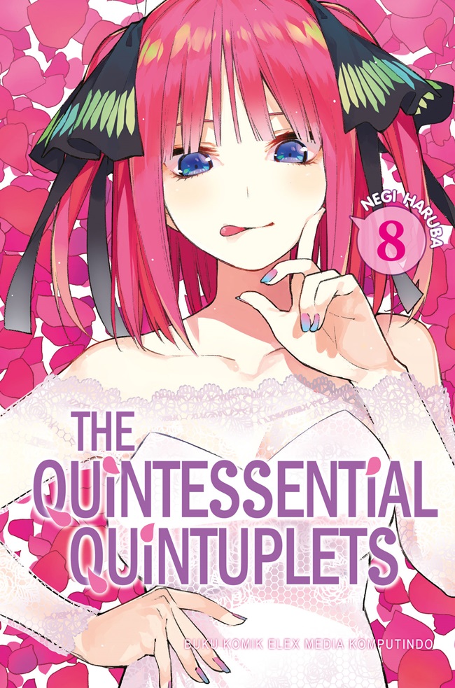 Gambar cover buku The Quintessential Quintuplets Vol.08 dari penulis Negi Haruba