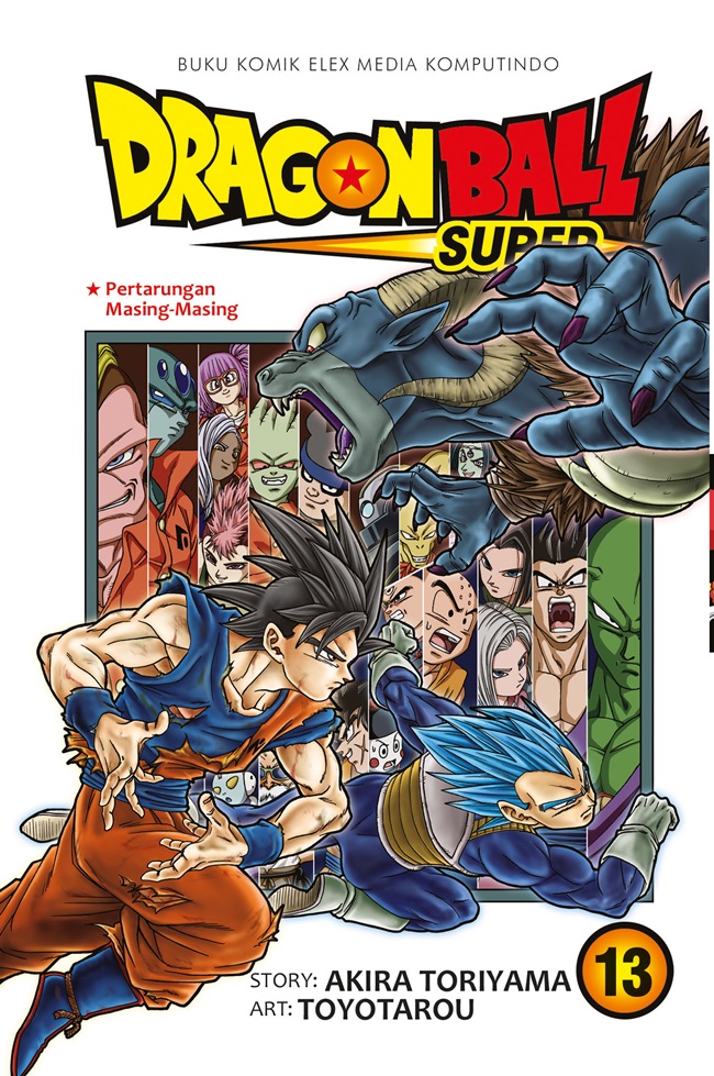 Gambar cover buku Dragon Ball Super Volume 13 dari penulis Akita Toriyama