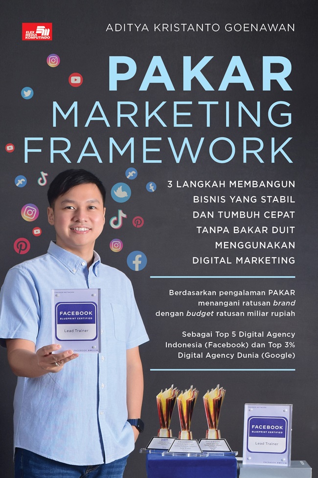 Gambar cover buku Pakar Marketing Framework dari penulis Aditya Kristanto Goenawan