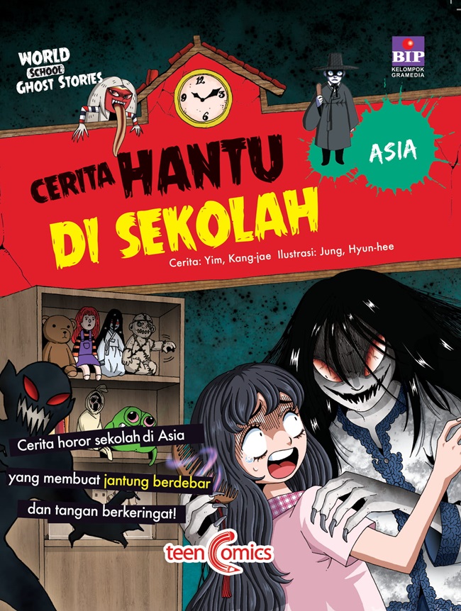 Gambar cover buku Cerita Hantu di Sekolah: Asia dari penulis Yim Kang Jae