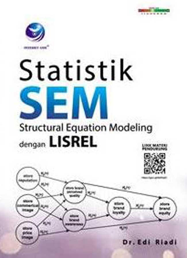 Gambar cover buku Statistik SEM - Structural Equation Modeling dengan Lisrel dari penulis DR. EDI RIADI, M. PD.