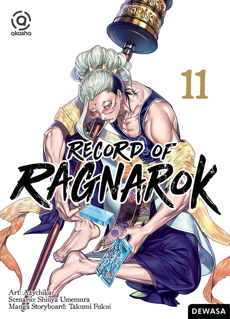 Gambar cover buku AKASHA : Record of Ragnarok 11 dari penulis AJI Chika, Shinya UMEMURA