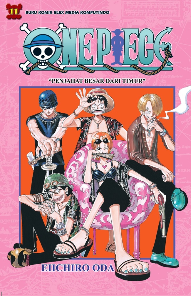 Gambar cover buku One Piece 11 (2023) dari penulis Eiichiro Oda