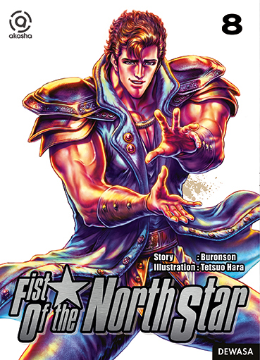 Gambar cover buku AKASHA: Fist of the North Star 08 dari penulis Tetsuo Hara & Buronson