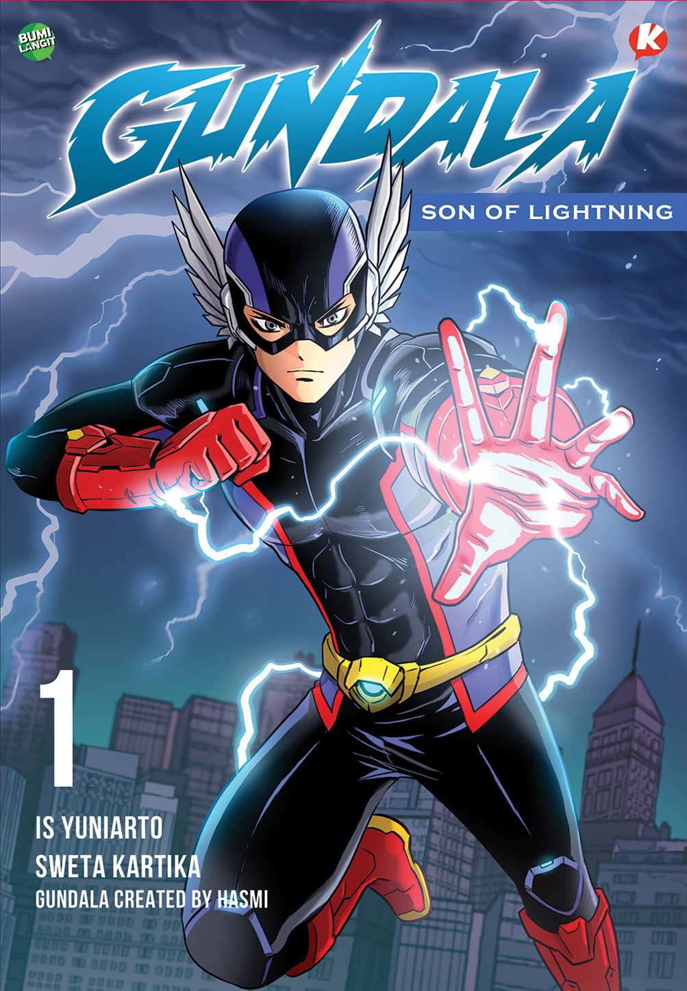 Gambar cover buku KOLONI Gundala Son of Lightning 1 dari penulis Bumilangit Comics