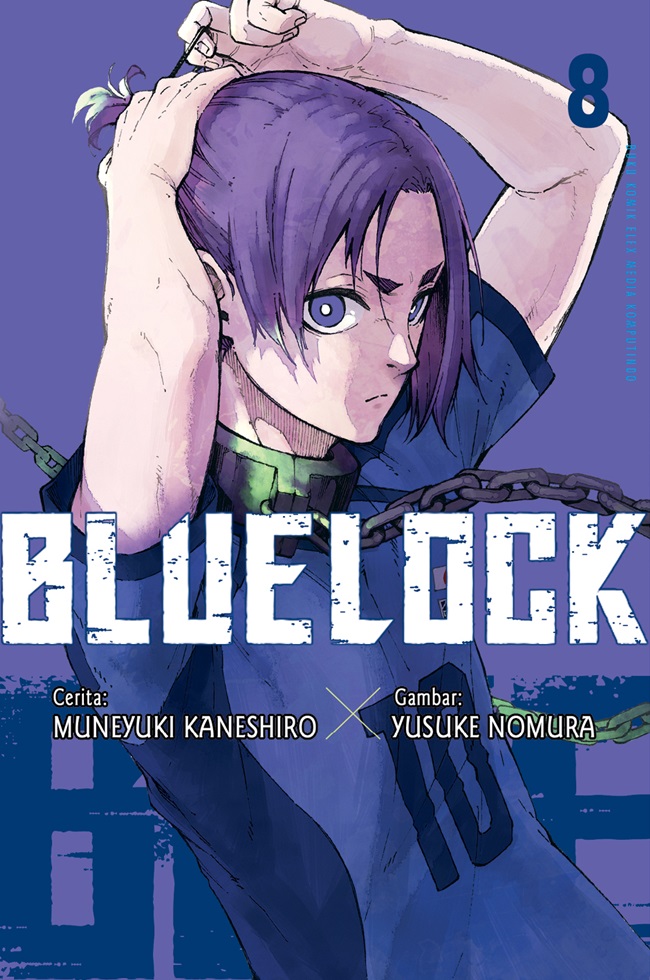 Gambar cover buku Blue Lock 08 dari penulis Muneyuki Kaneshiro