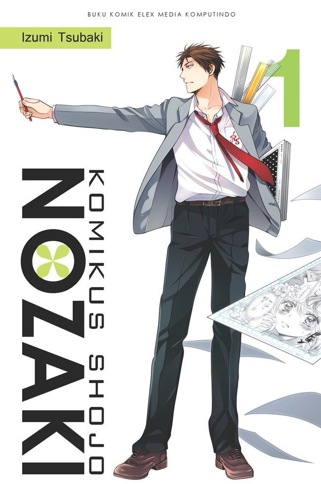 Gambar cover buku Komikus Shojo Nozaki 1 new dari penulis Izumi Tsubaki