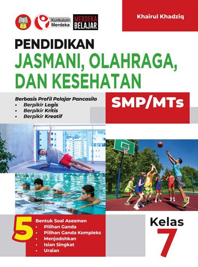 Gambar cover buku Pendidikan Jasmani Olahraga dan Kesehatan Untuk SMP/MTs Kelas 7 dari penulis Khairul Hadziq