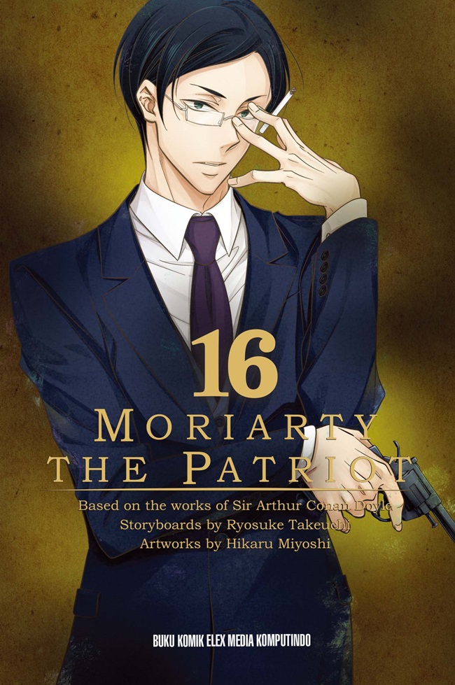 Gambar cover buku Moriarty The Patriot 16 dari penulis MIYOSHI HIKARU