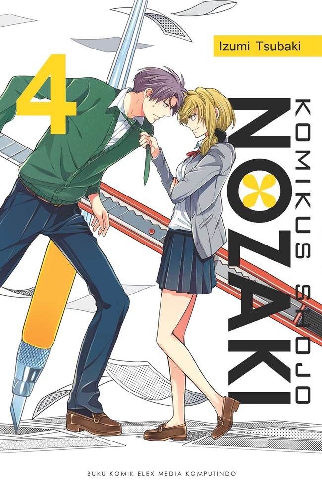 Gambar cover buku Komikus Shojo Nozaki 04 (Terbit Ulang) dari penulis Izumi Tsubaki