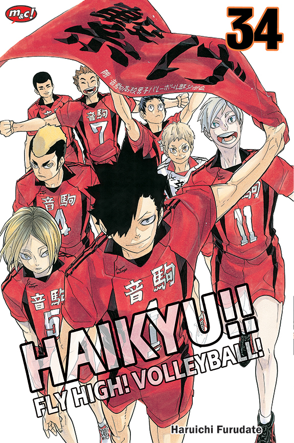 Gambar cover buku Haikyu!!: Fly High! Volleyball! 34 dari penulis Haruichi Furudate
