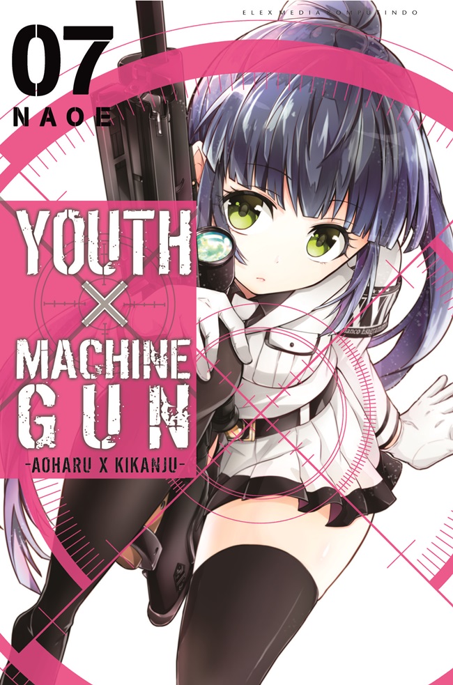 Gambar cover buku Youth X Machinegun Aoharu X Kikanju 07 dari penulis NAOE